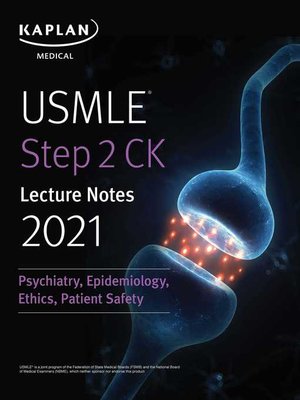 cover image of USMLE Step 2 CK Lecture Notes 2021